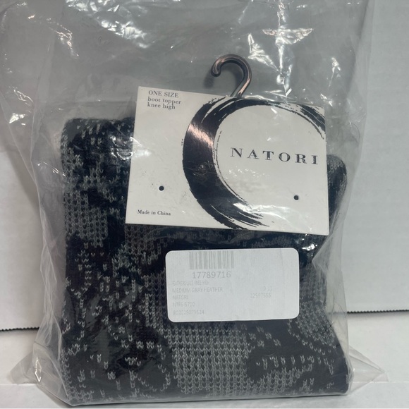 BNWT NATORI BOOT TOPPER KNEE HIGH SOCKS women’s 9-11 - Picture 8 of 15